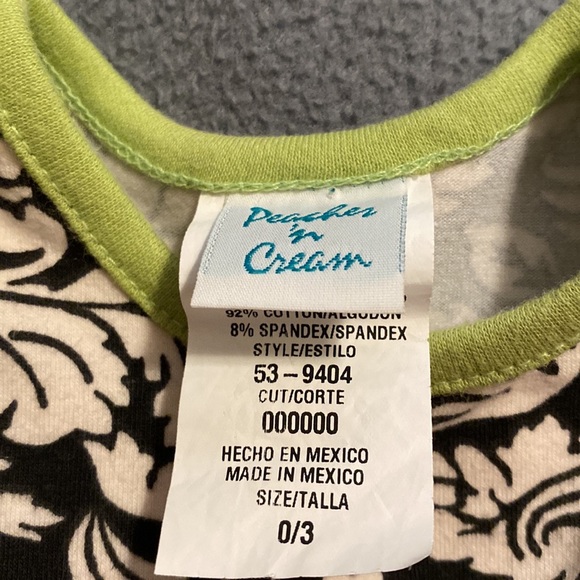 Peaches and Cream romper and matching headband - Picture 4 of 4